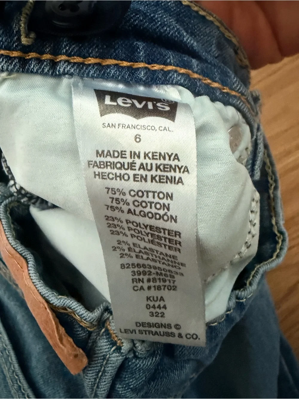 Levi's Kids Light Blue Denim Jeans